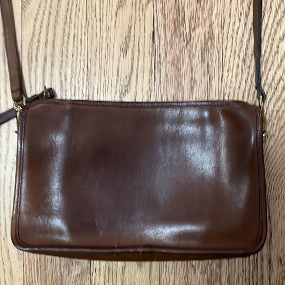 COACH VINTAGE LEATHER BONNIE CASHIN CROSSBODY BROWN BAG - Picture 3 of 10